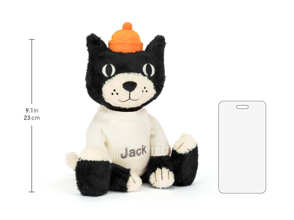 Jellycat Jack with Personalized Cream Jumper
