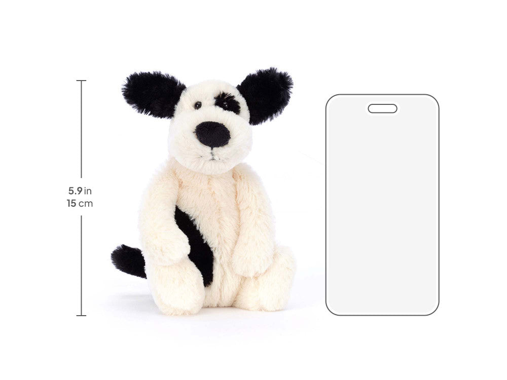 Bashful Black & Cream Puppy