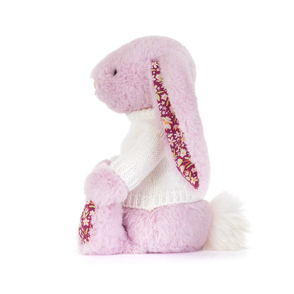 Thistlepop Blossom Luxe Bunny with Personalized Cream Jumper