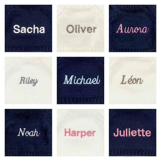 Hopscone Luxe Bunny with Personalized Navy Jumper