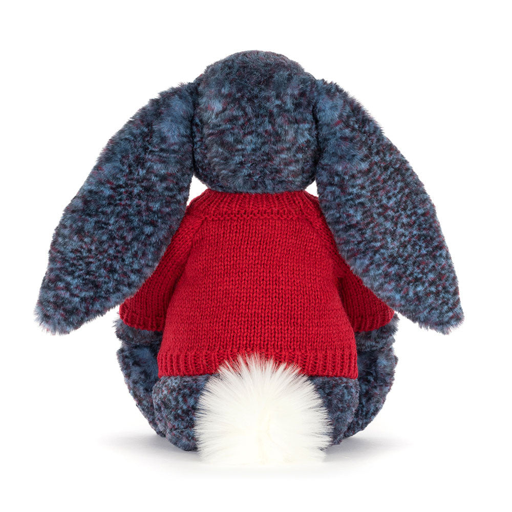 Hopscone Luxe Bunny with Personalized Red Jumper