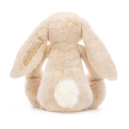 Personalized Bashful Luxe Bunny Willow Huge