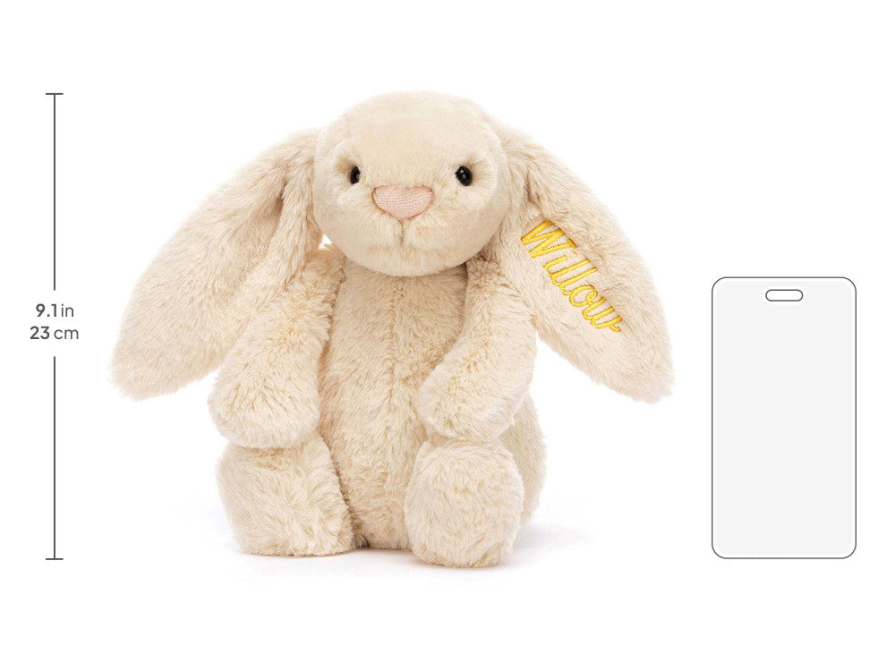 Personalized Bashful Luxe Bunny Willow Medium