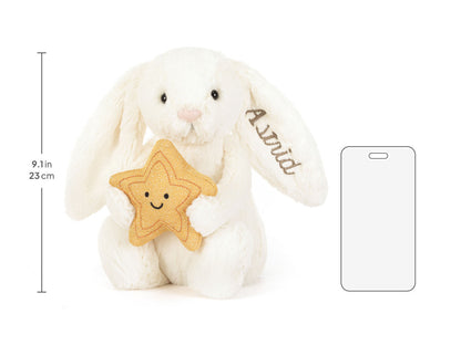 Personalized Cream Bunny with Star