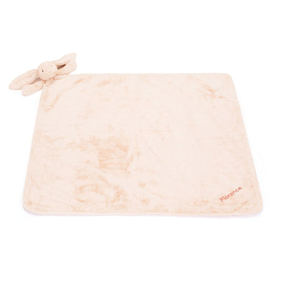 Personalized Bashful Blush Bunny Blankie
