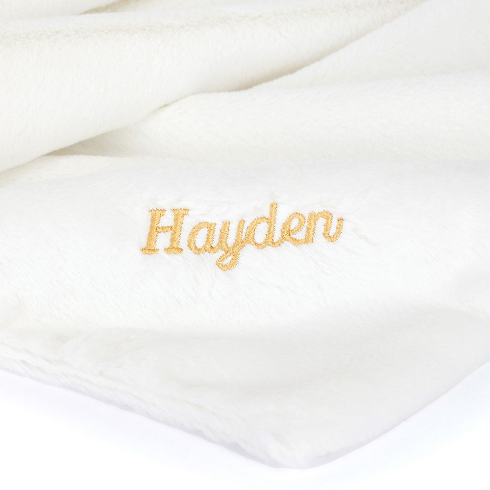 Personalized Bashful Luxe Bunny Luna Blankie