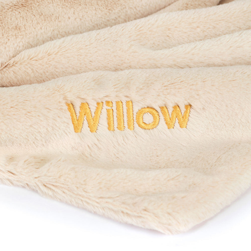 Personalized Bashful Luxe Bunny Willow Blankie