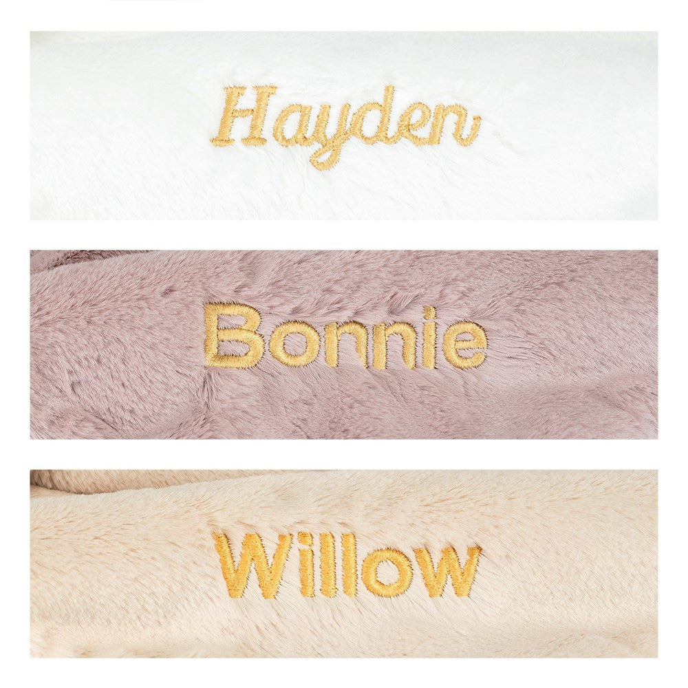 Personalized Bashful Luxe Bunny Willow Blankie