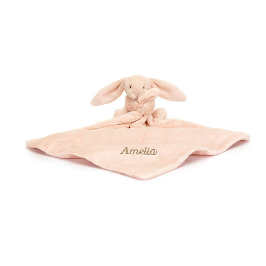 Personalized Bashful Blush Bunny Soother