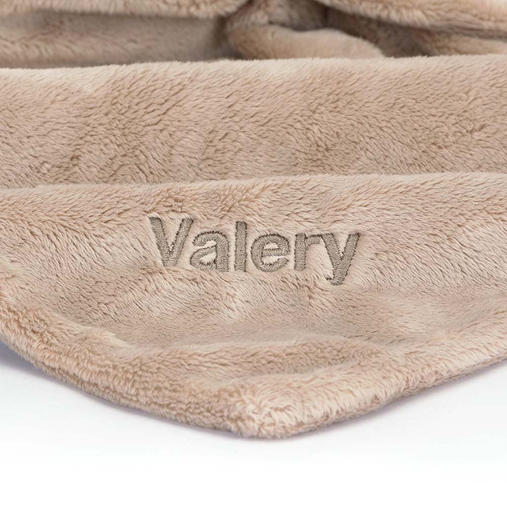 Personalized Bashful Beige Bunny Soother